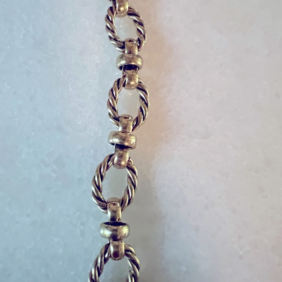 Sea Stars Rhinestones Bronze Necklace - Picture 5 of 8